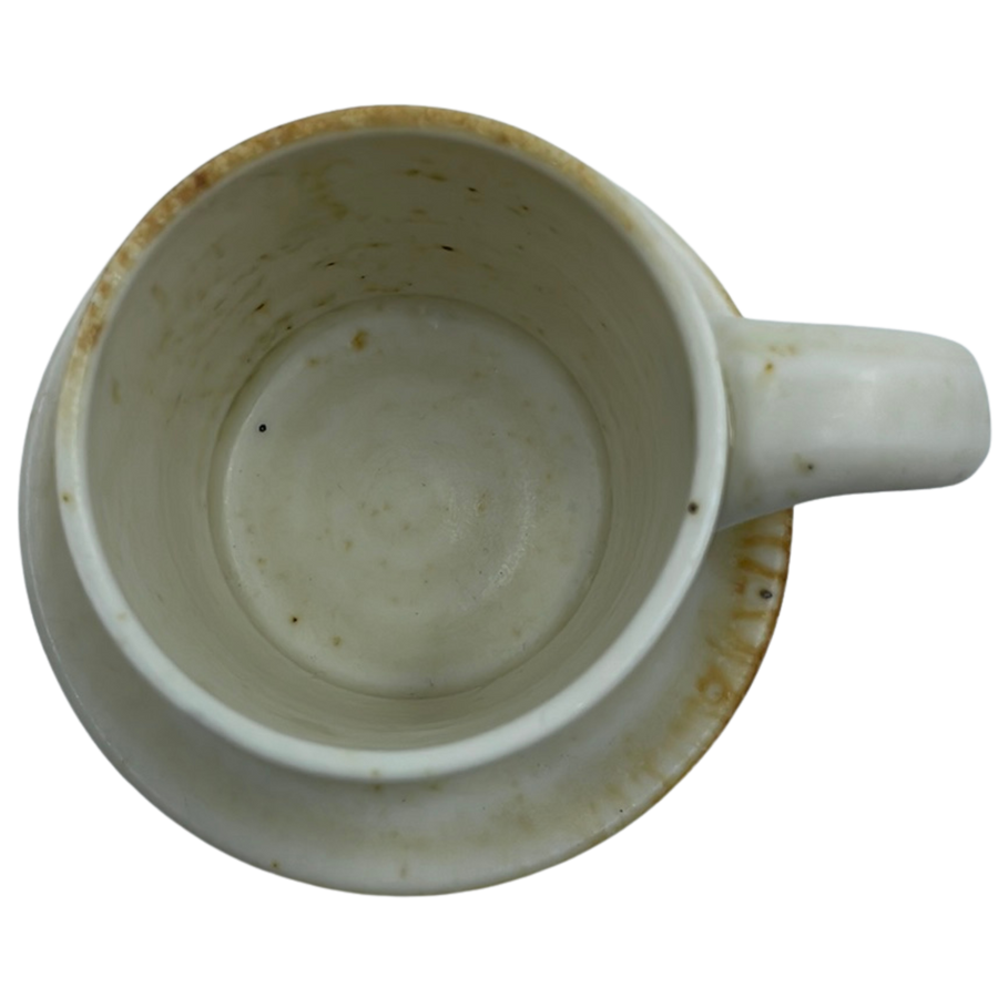 White porcelain woodfired cups