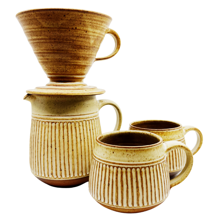 Filter coffee sets woodfired